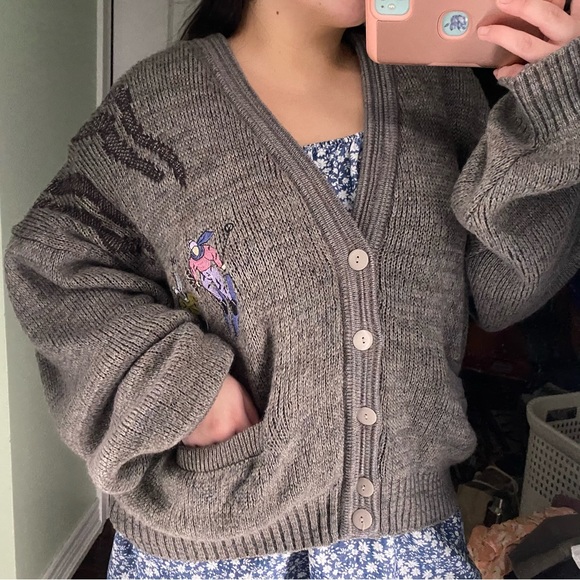 Knit cardigan / jumper / - Picture 4 of 5